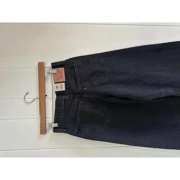 Levi's 94 Baggy Wide Leg Jeans Black Size 25 - Picture 4 of 4